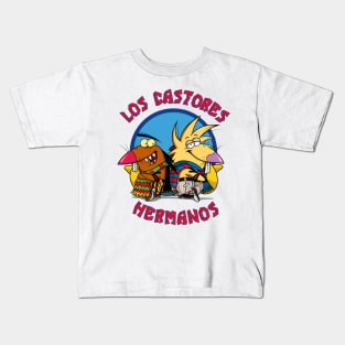 Los Castores Hermanos Kids T-Shirt